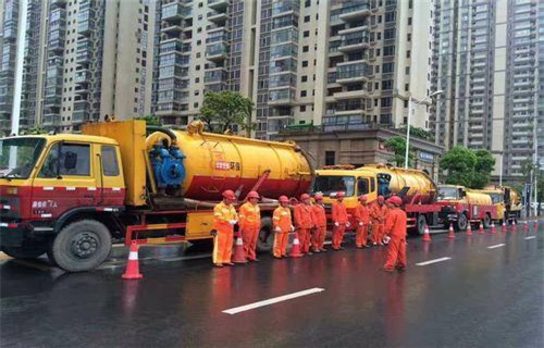 黎安镇市政管道清淤